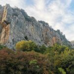 Panoramica della falesia 