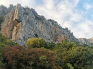 Panoramica della falesia 