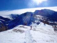 dalla cima verso il colle Intersile Sud