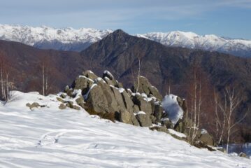 L'Uja di Calcante stranamente sgombra da neve