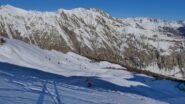 Sulla dorsale che porta in cima