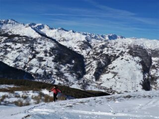 Arrivo in cima.