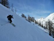 Firn sui pendii finali