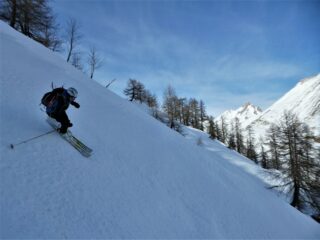 Firn sui pendii finali