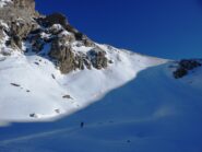 Prima salita dalla caserma verso la Batterie