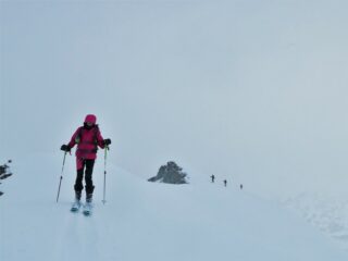 Arrivo in cima 



