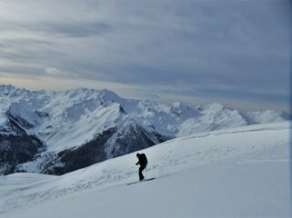 Prima discesa, dalla Tète Dure alla cabane Rèmy