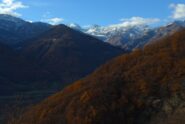 Panorama all'inizio del cammino