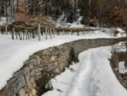 La cura del dettaglio nel terrazzamento, vigneto e muretto a secco