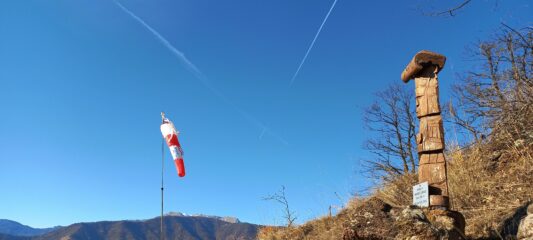 Punto di decollo dei parapendii