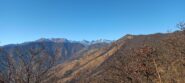 Quasi in cima, si affacciano le cime delle valli di Lanzo