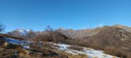 Dalla Cima Vaccarezza (a sx) fino al Monte Soglio 