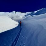 In salita nella parte alta del vallone