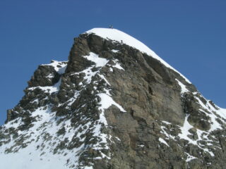 La cima con le due doppie