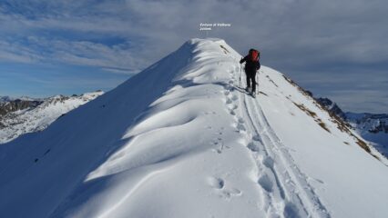 Ultimi metri al Costone di Valbona.