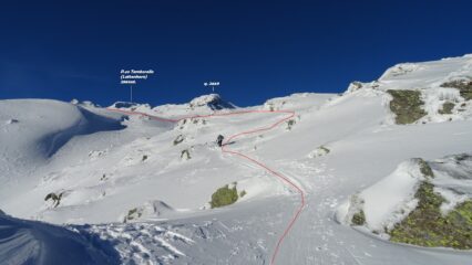 Tratto verso il P.zo Tamborello.