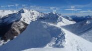 Panorama e folate di vento top... lungo la cresta del M.Cavandola.