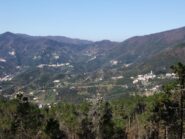 Entroterra di levanto dai pressi del Colle di Gritta