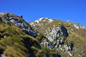 Parte finale con la vetta