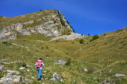 Salendo verso il rifugio Comino
