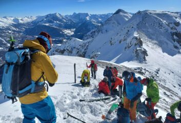 Quasi pronti a scendere, uno sguardo sulle nostre montagne