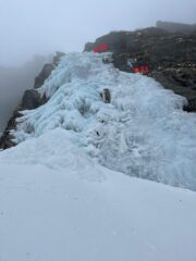 Cascata di Destra - primi due tiri