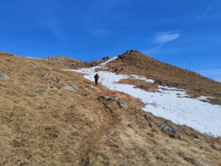 Pochi metri alla cima.
