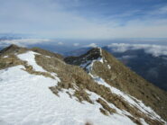 dalla punta verso la Torretta del Prete