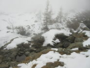 discesa nella nebbia