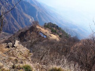 La Fugera vista dall'ultimo tratto di salita.