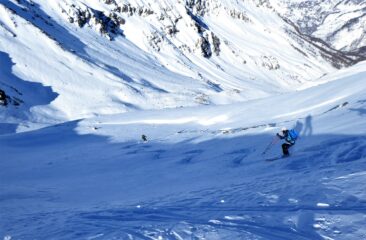 Discesa nel vallone dell'Albergian