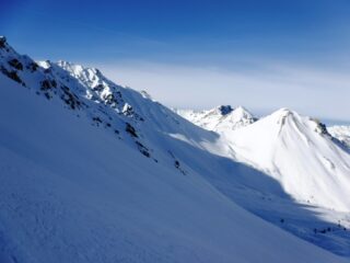 Vista sul col Perdu e Arpelin