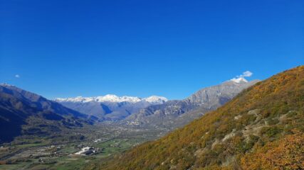Panorama dalla sommità della falesia