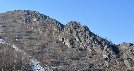 La cresta dal parcheggio 