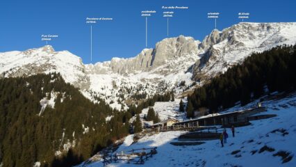Arriviamo alla Baita Cassinelli 1560mt.