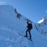 Sul ripido tratto verso il P.so Campaggino.