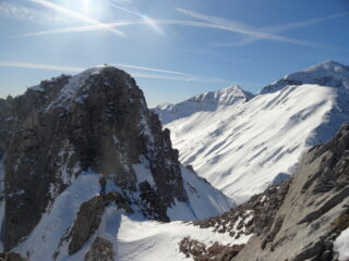 Verso la cima centrale del Bec Matlas
