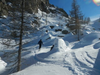 slalom tra massi affioranti