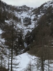 Vista dalla strada che porta al Colle d'Esischie