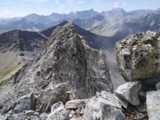 Sguardo verso il Brec e Aiguille de Chambeyron