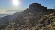 La vetta principale della Cima Fontanaccia, vista dalla Cima Est