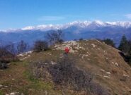le Alpi liguri dal percorso di salita