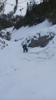 Nel canale d'avvicinamento