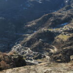 Leverogne, Santuario Rochefort, La Ravoire e bassa Valgrisenche visti scendendo da S. Nicholas