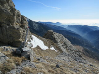 Il passaggio dal Passo del Cavallo (m.2250)