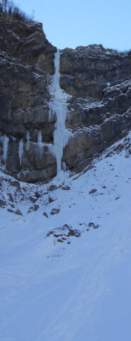 La cascade du jour pas si facile.