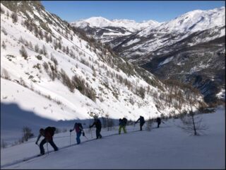 Il gruppo in salita 