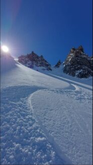 Parte mediana neve da urlo.