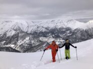 i due galli forcelli sbucano e arrivano in vetta