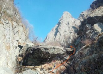 Il camino finale in avvicinamento